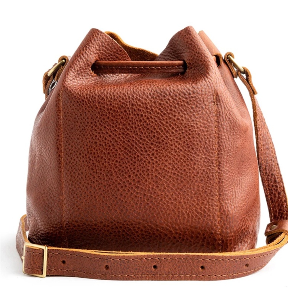 Portland Handmade Leather Goods Bucket Bag NWOT - Picture 2 of 10